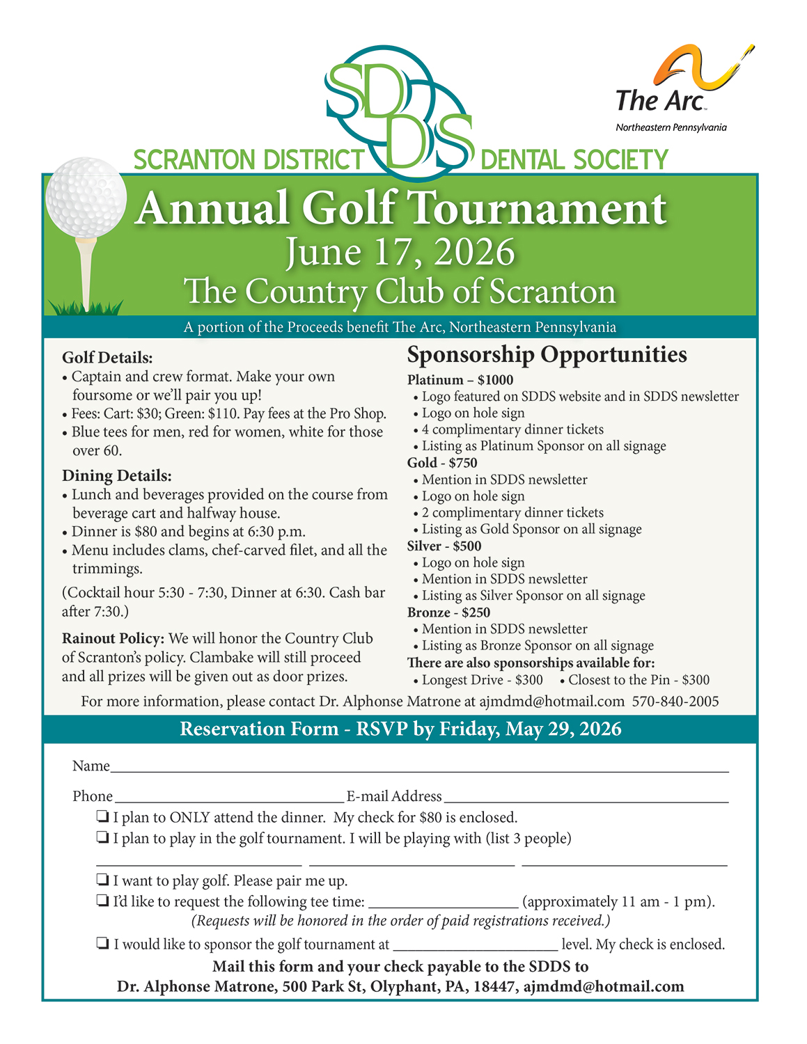 Annual Golf Tournament